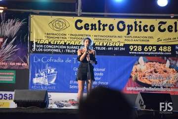 La joven Oneida Rodríguez gana el I Festival de la Canción de Melenara (Foto Francisco Javier Santana)